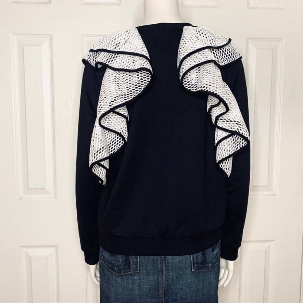 IMPERIAL famous Le  SPORT-CHIC black sweater women size small - Picture 8 of 8